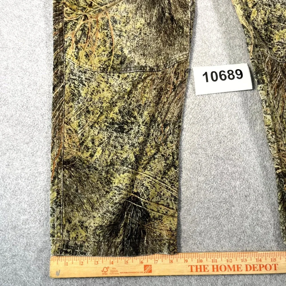 Game Winner Cargo Pants Mens Medium Multicolor Camotree Cotton Hiking Camping